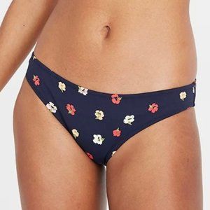 Madewell Second Wave Confetti Floral Bikini Bottom Size S NWOT